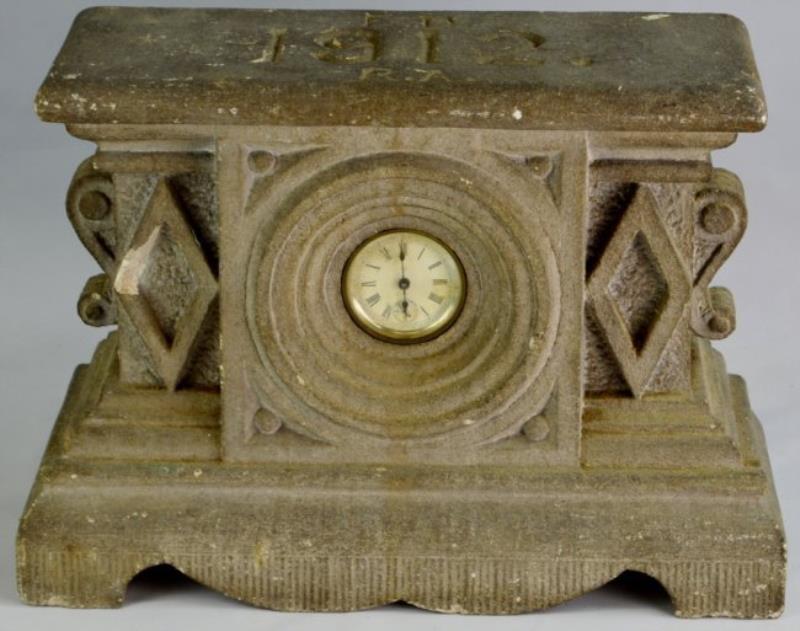 Ansonia Granite Mantel Clock