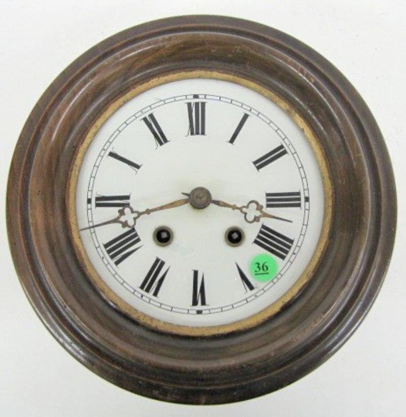 Small Black Forest Round Gallery Clock