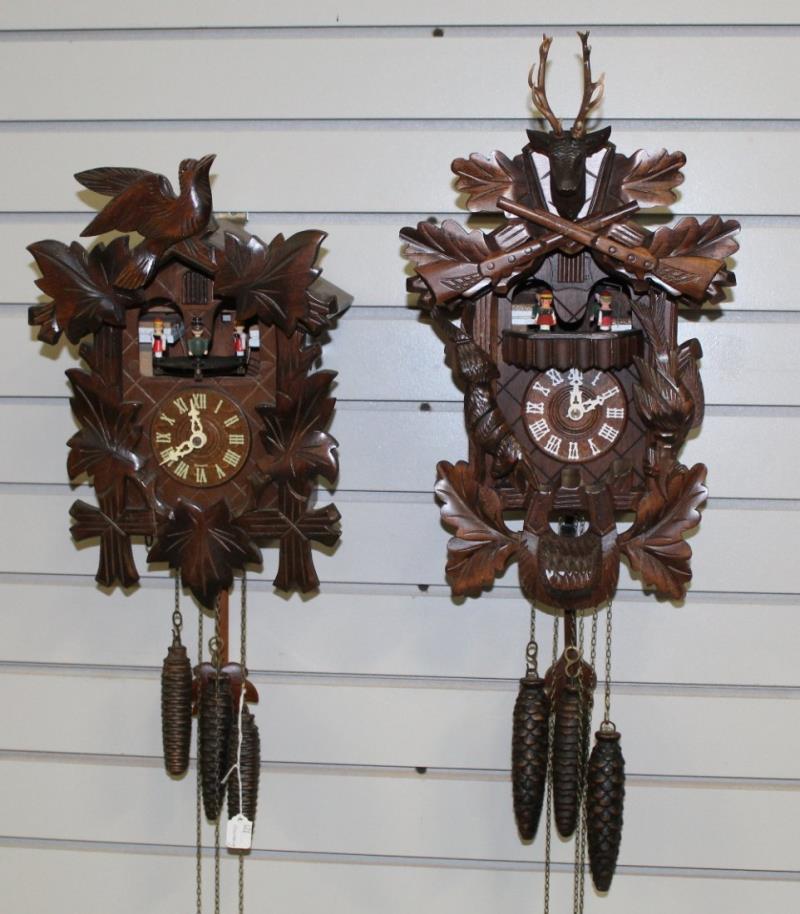 2 Cuckoo Wall Clocks