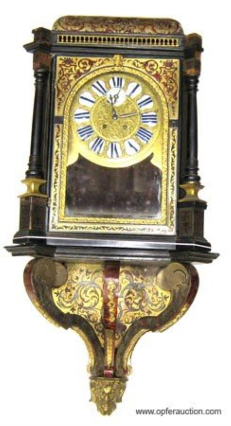 EARLY 18TH CENTURY FRENCH BRACKET CLOCK