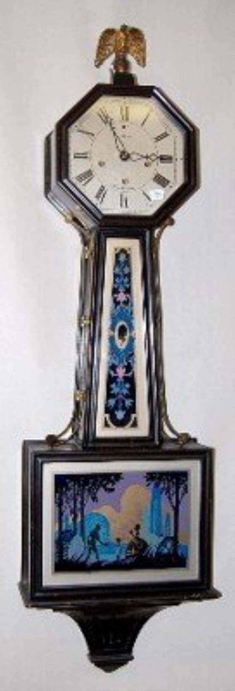 New Haven Art Deco Westminister Banjo Clock