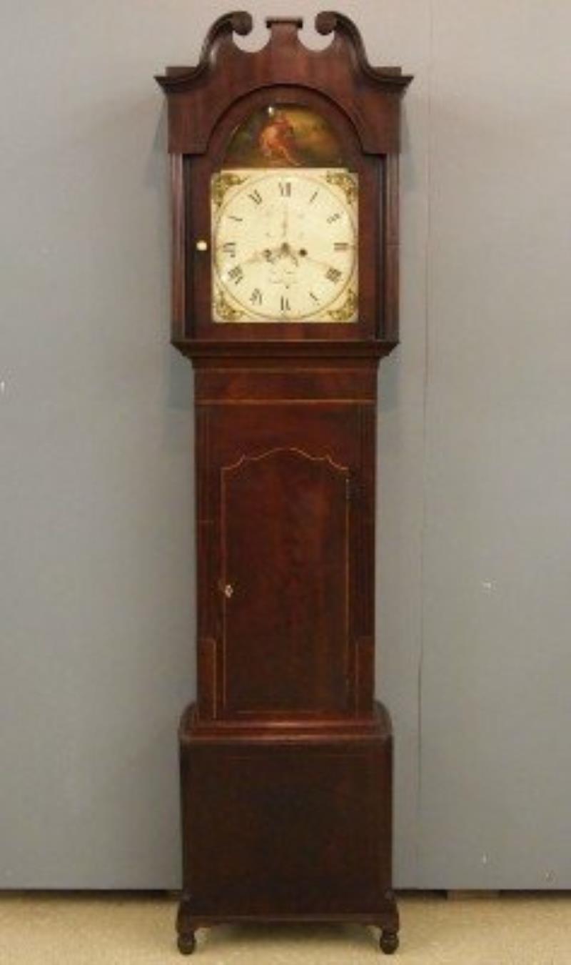 English Mahogany Grandfather clock