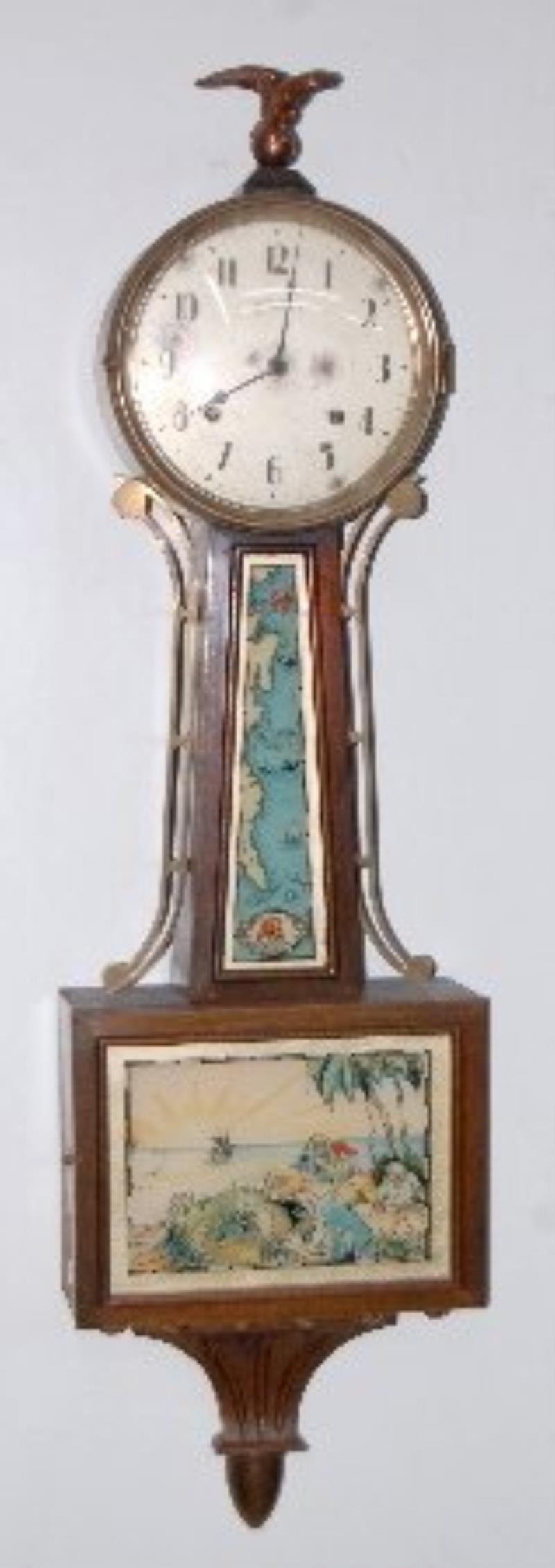 Ingraham Treasure Island Banjo Clock