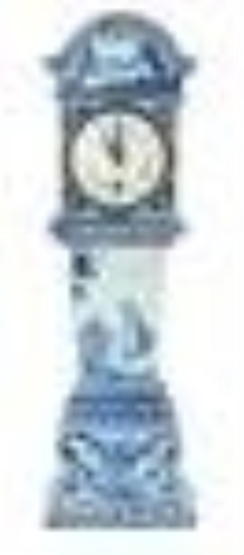 19th Century Delft Shelf Clock