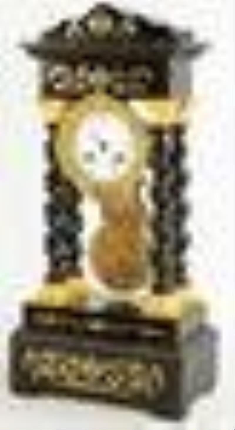 19th Century French Portico Clock