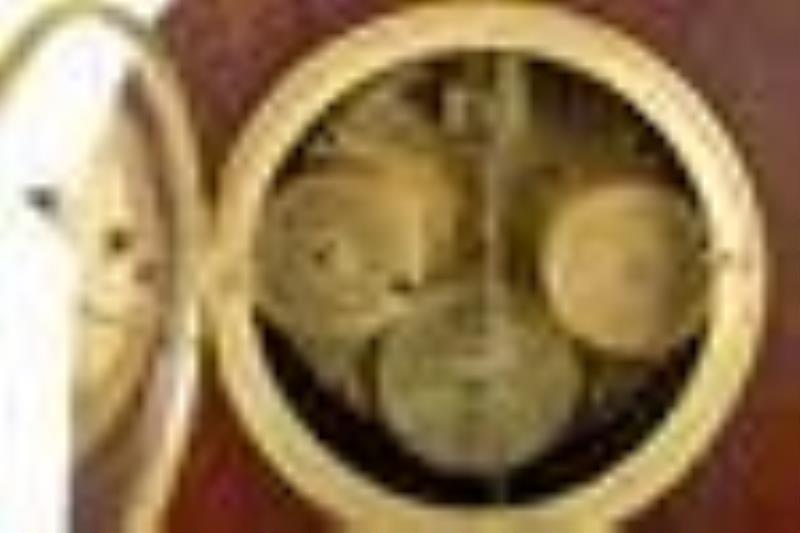 Mahogany Shelf Clock