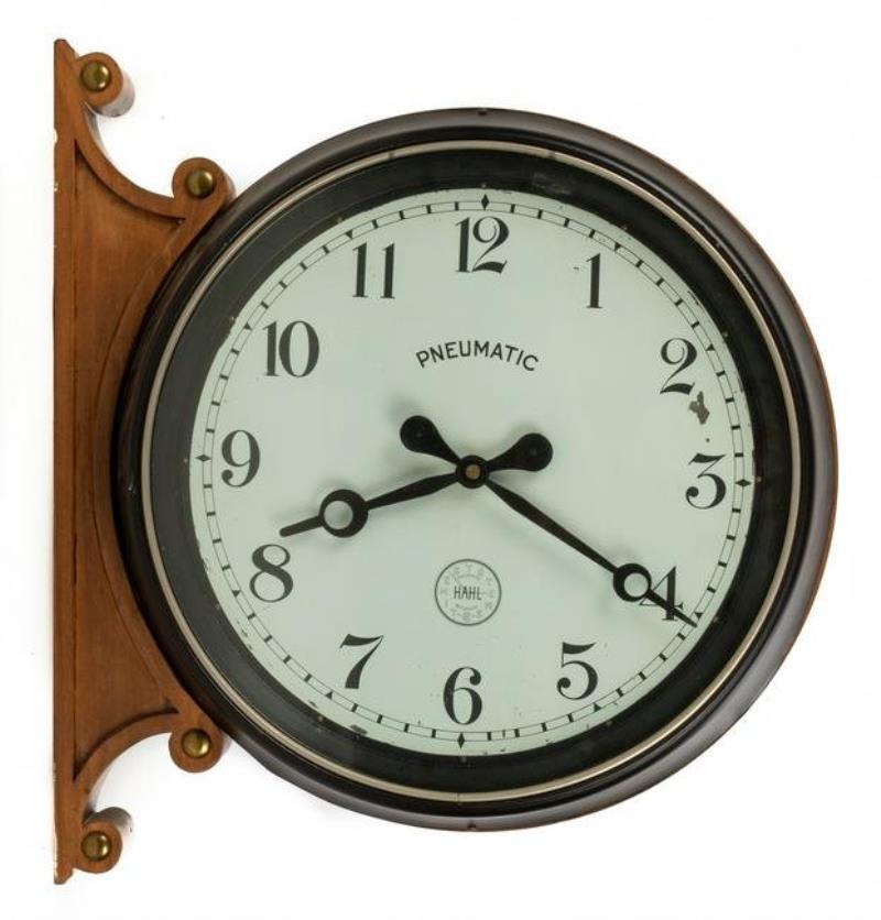 Double-Sided Hahl Pneumatic Slave Clock