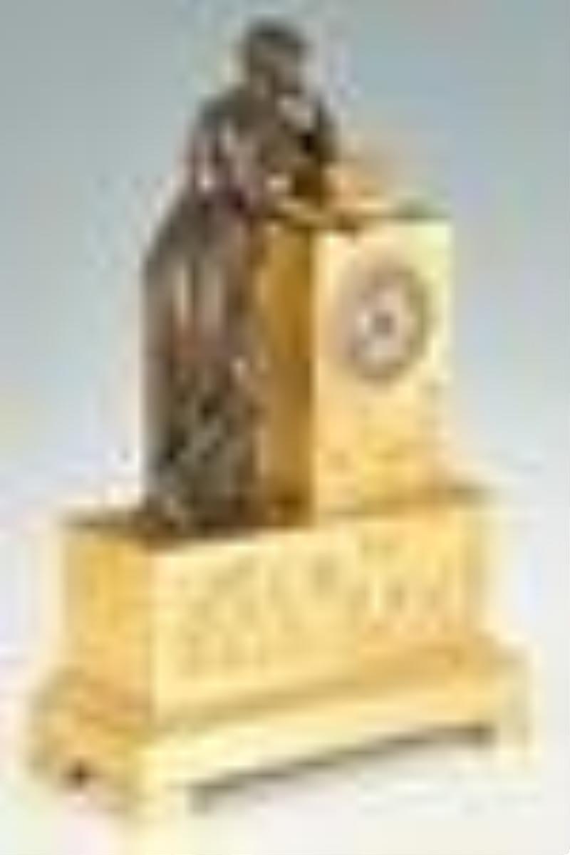 Louis Moinet Gilt Bronze \\\”Minerva\\\” Clock, Paris