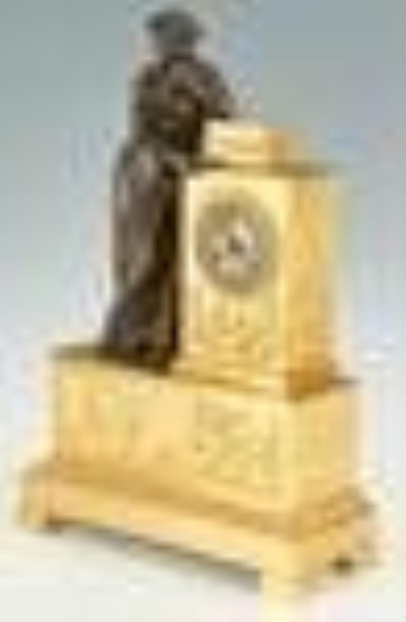 Louis Moinet Gilt Bronze \\\”Minerva\\\” Clock, Paris