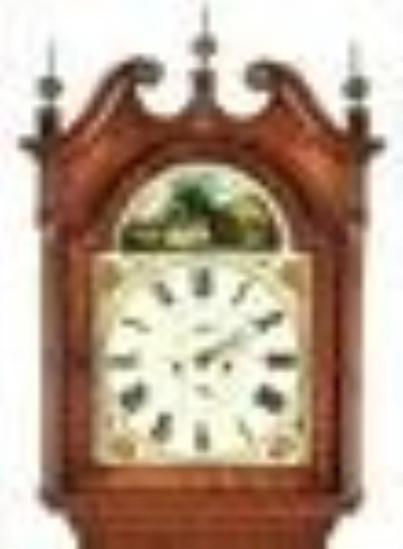 George III Tall Clock w/ Automaton Dial, John Chambley