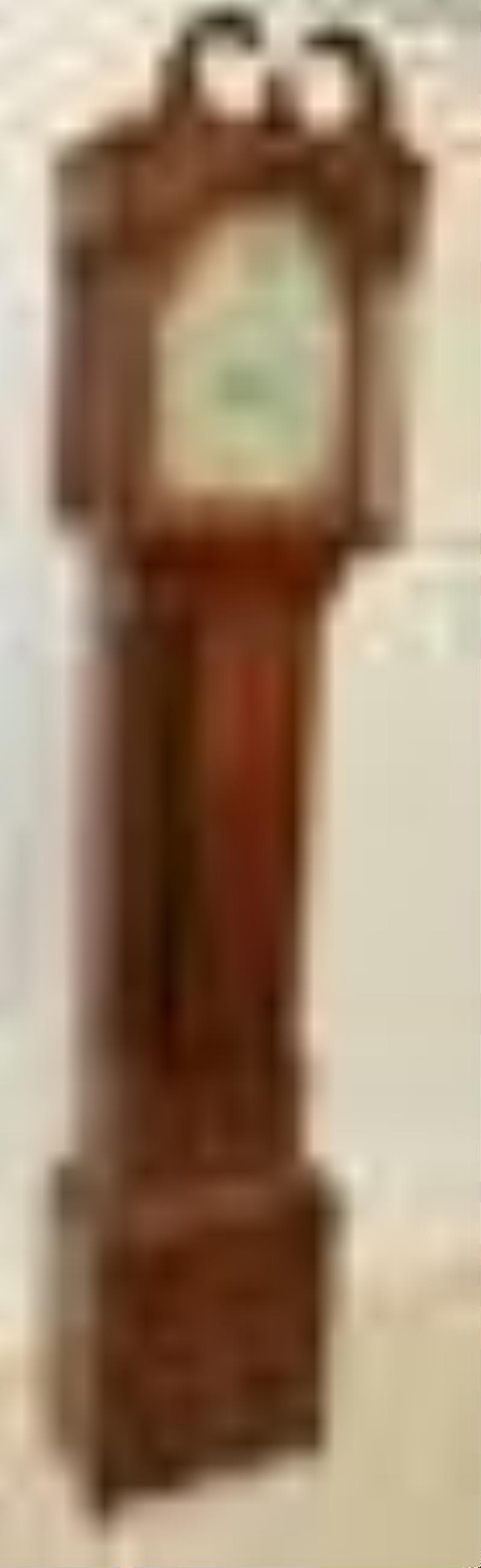 Hepplewhite Cherry Tall Case Clock