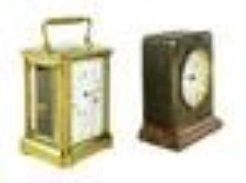 Kennard Carriage Clock, Westclox Alarm Clock