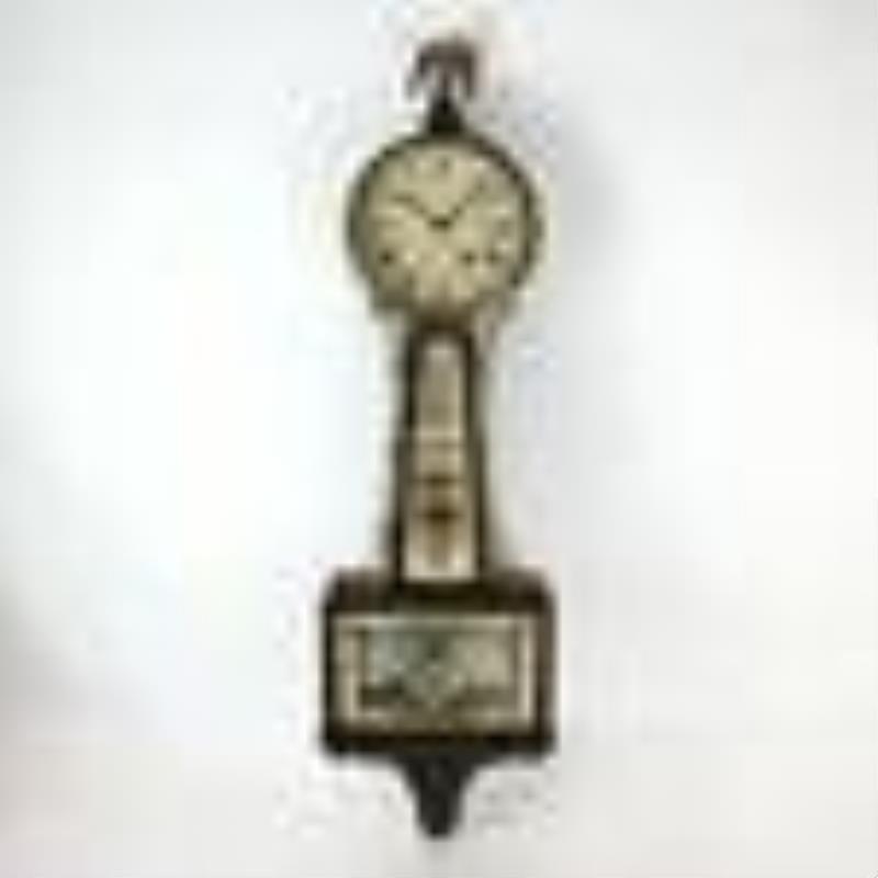 Seth Thomas Eglomise Banjo Clock
