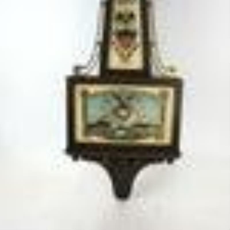 Seth Thomas Eglomise Banjo Clock
