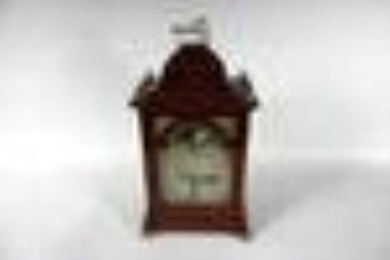 George III Style Mahogany Bracket Clock