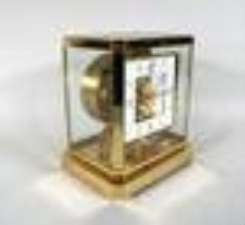 LeCoultre Gilt Brass Atmos Clock