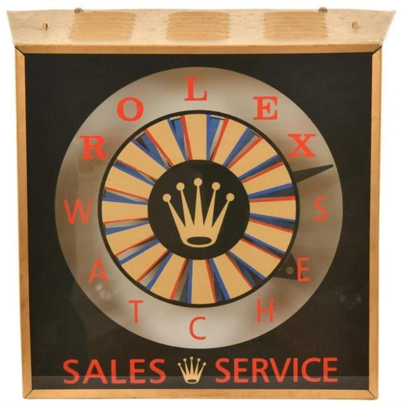 Rolex Watches Sales Service Lighted Clock