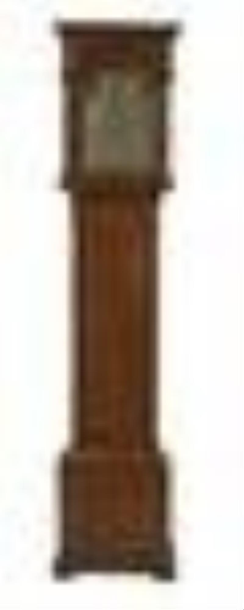 George II Walnut-Veneered Tall Case Clock
