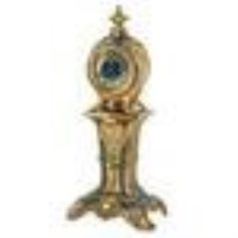Antique German Junghans Ornate Small Mantle Clock