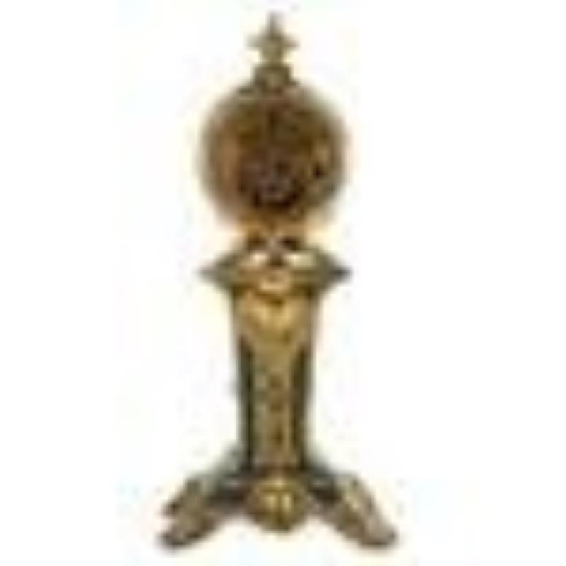 Antique German Junghans Ornate Small Mantle Clock
