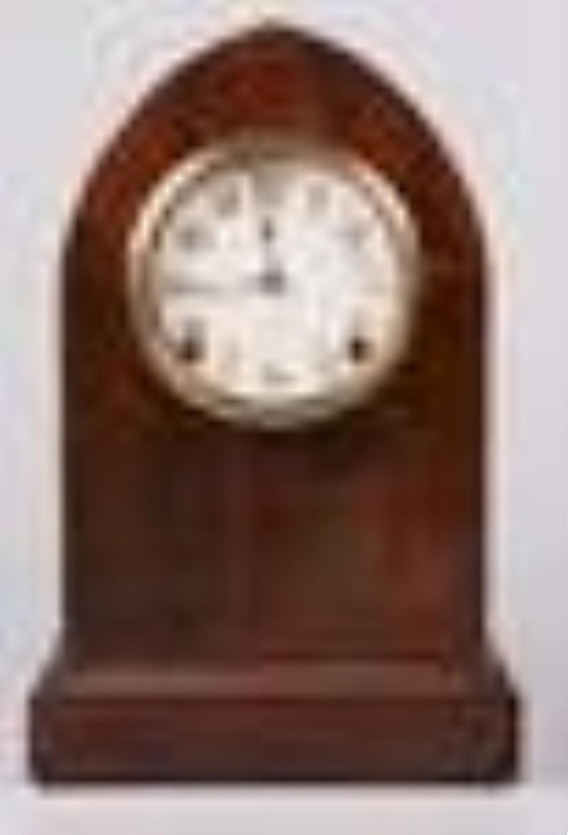 Ansonia Mahogany Beehive Mantle Clock