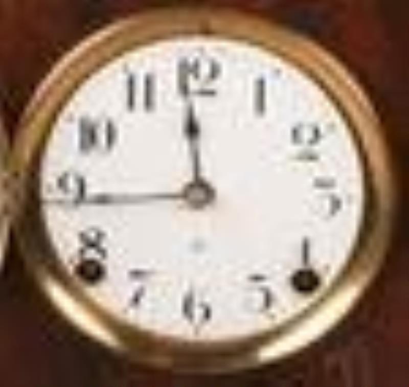 Ansonia Mahogany Beehive Mantle Clock
