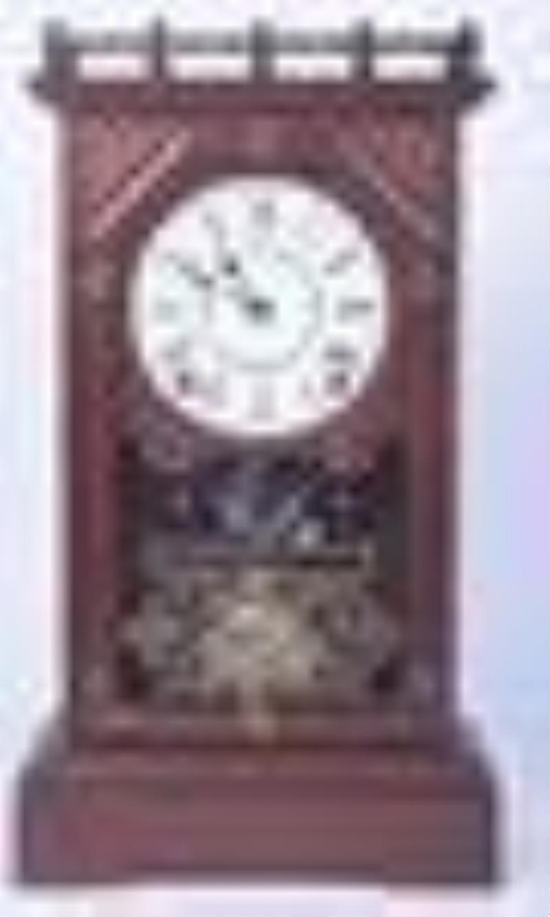 Walnut Seth Thomas ”Omaha” shelf clock Price Guide