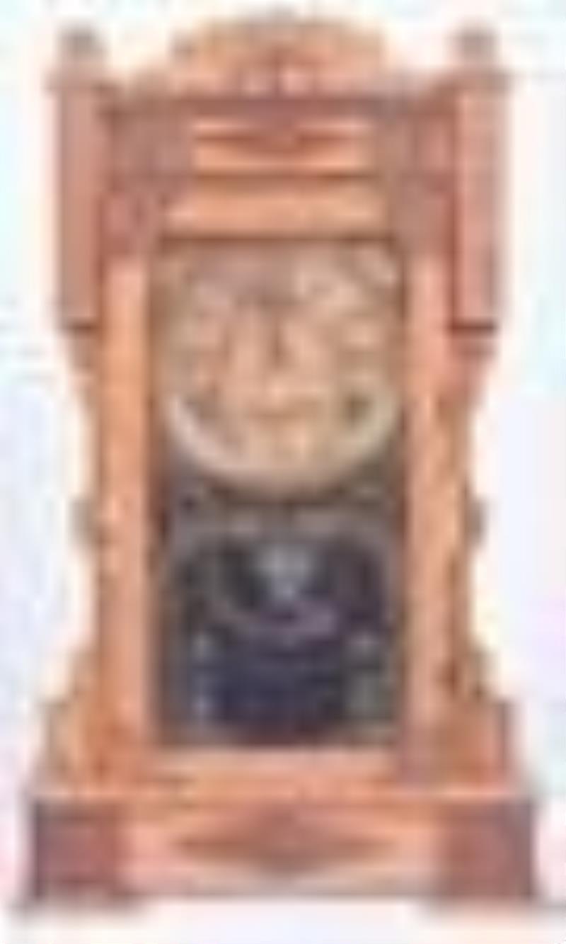 Gilbert Ash & Walnut \\\”Calpe\\\” Shelf Clock