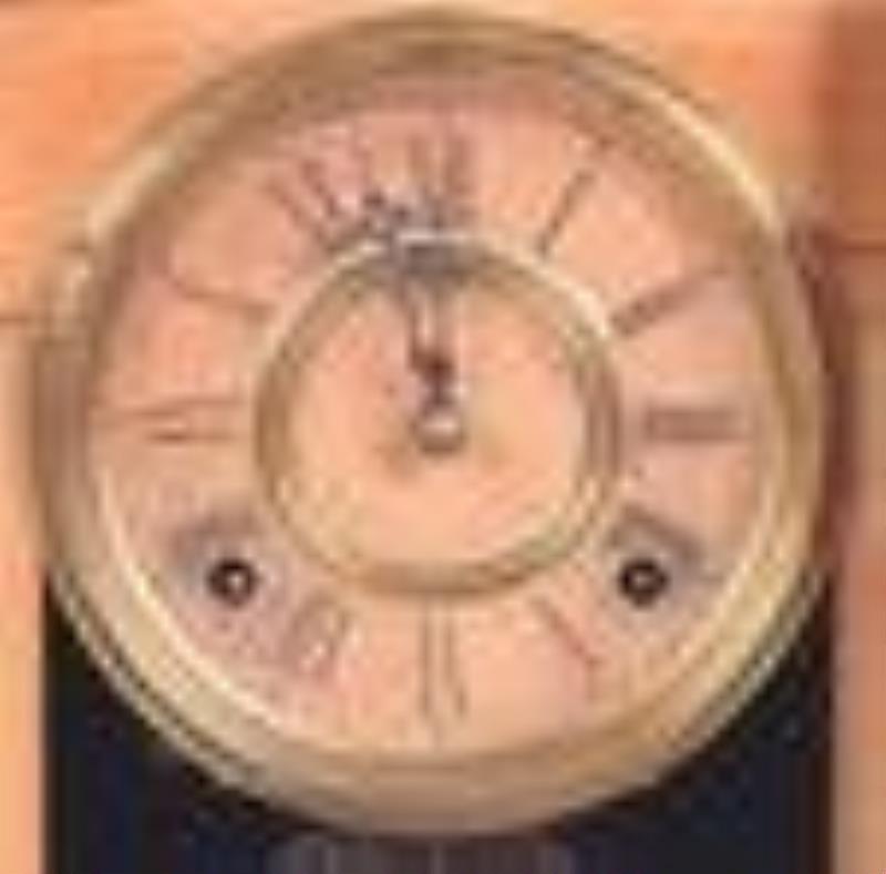 Gilbert Ash & Walnut \\\”Calpe\\\” Shelf Clock