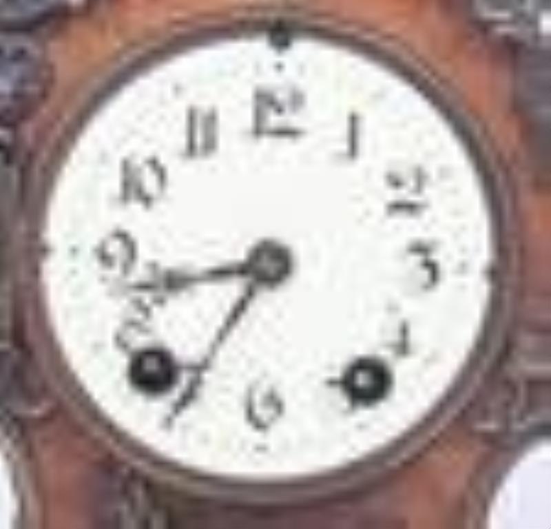 German rococo shelf clock