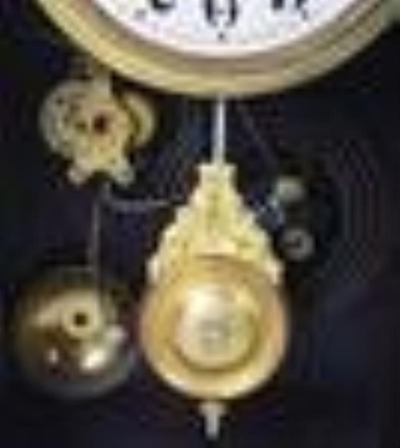 New Haven oak kitchen clock