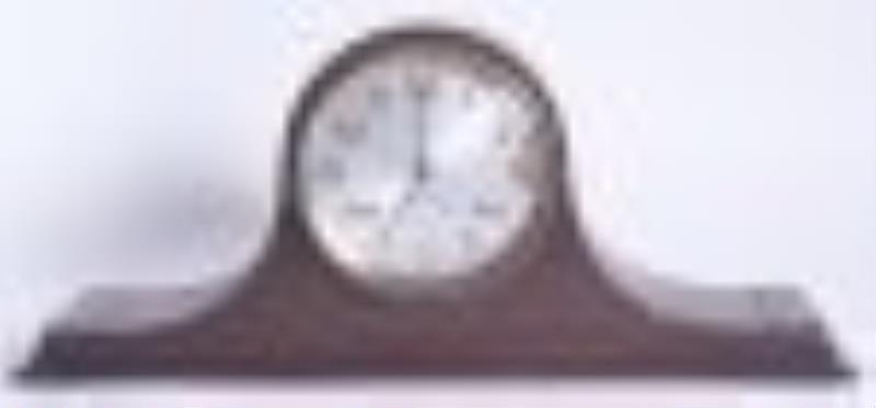 Mahogany Waterbury Tambour Mantle Clock