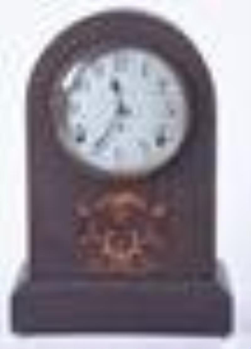 Seth Thomas \\\”Prospect #2\\\” mahogany beehive clock