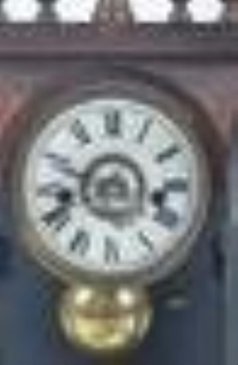 EN Welch rosewood Patti Gerster shelf clock