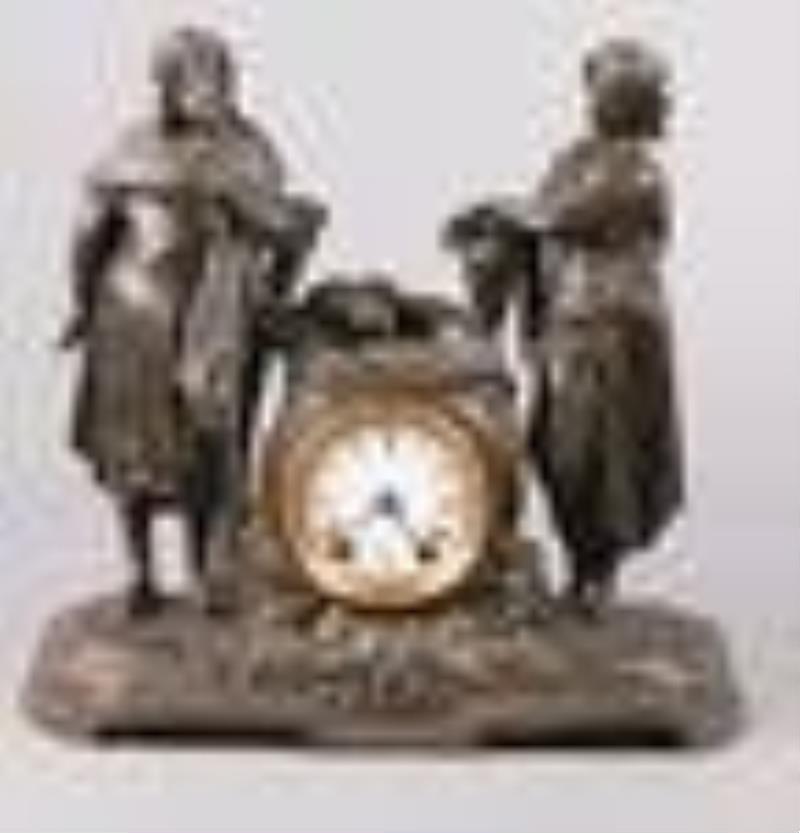 Seth Thomas Rebecca at the Well Figural Mantle Clock