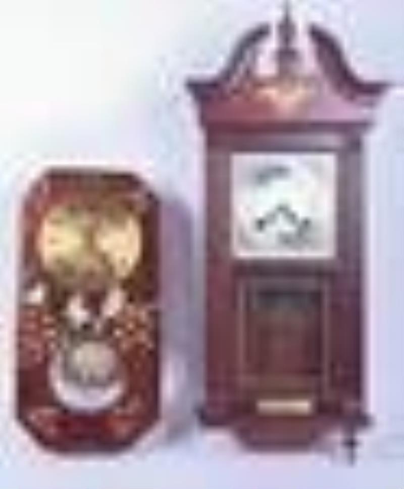 Mahogany American Eagle LE Wall Clock