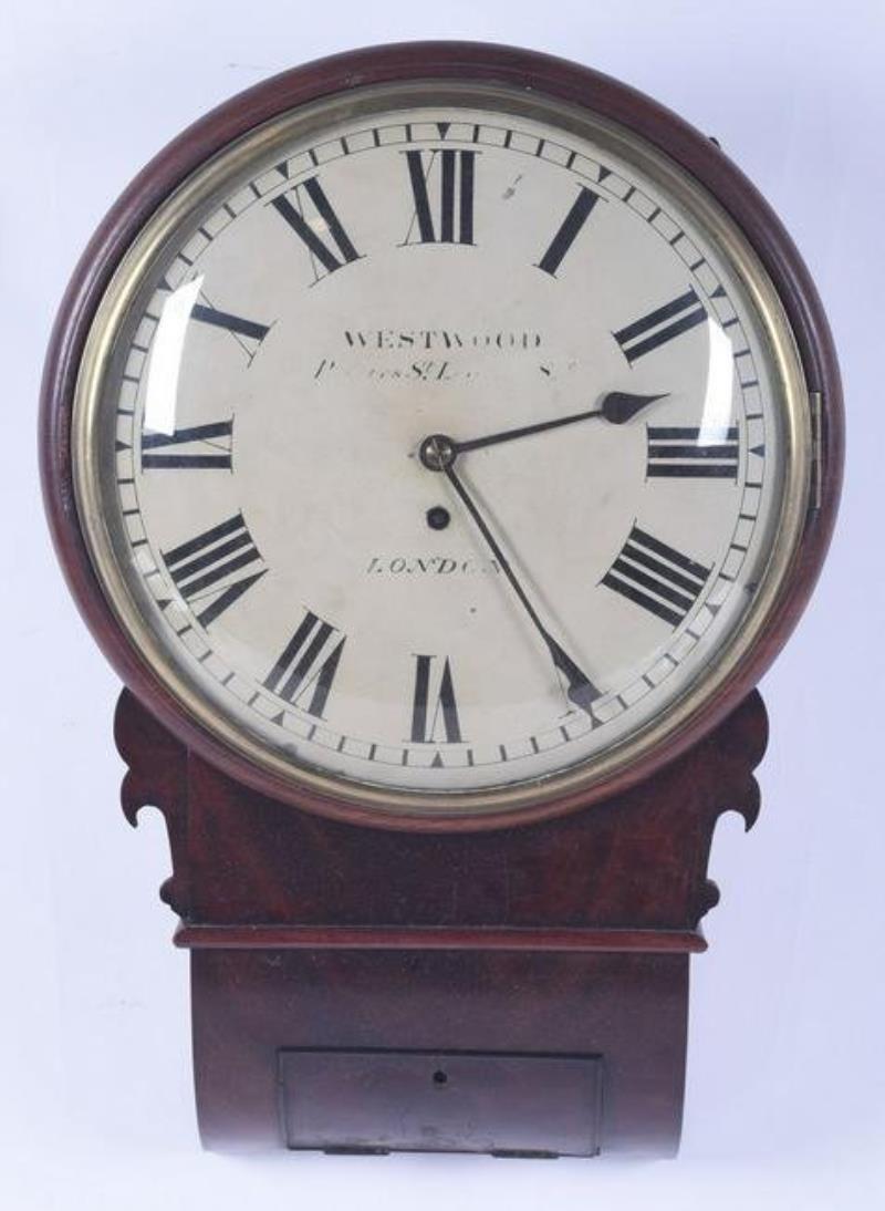 English fusee dial clock