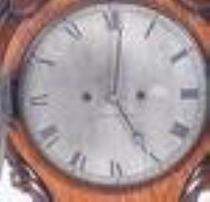 Regency Fusee Silvered Dial \\\”Balloon\\\” Bracket Clock