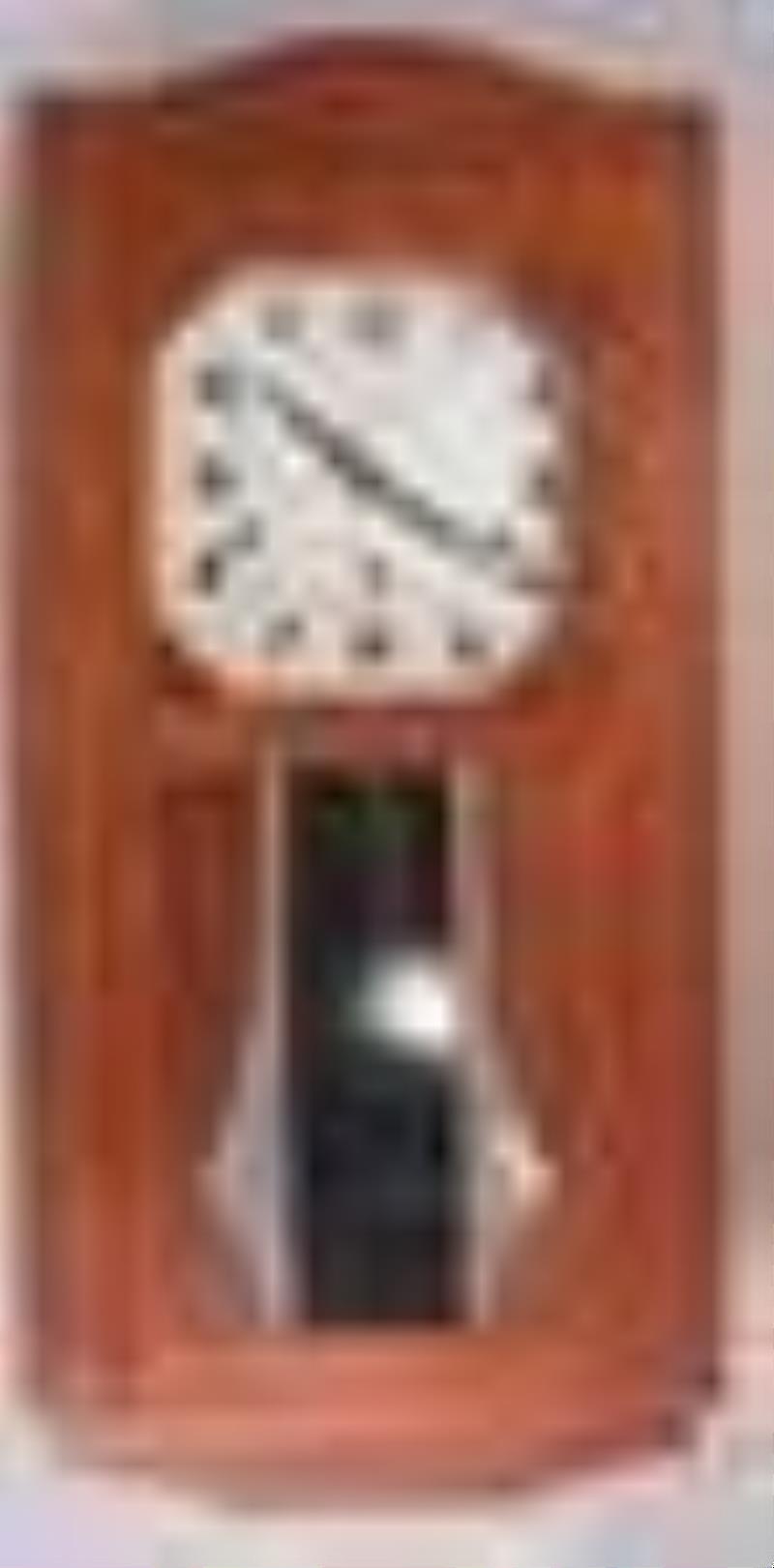 Oak Vedette Art Deco Wall Clock