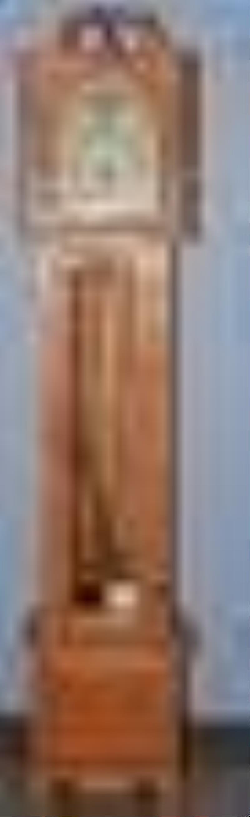 Project clock, unfinished oak