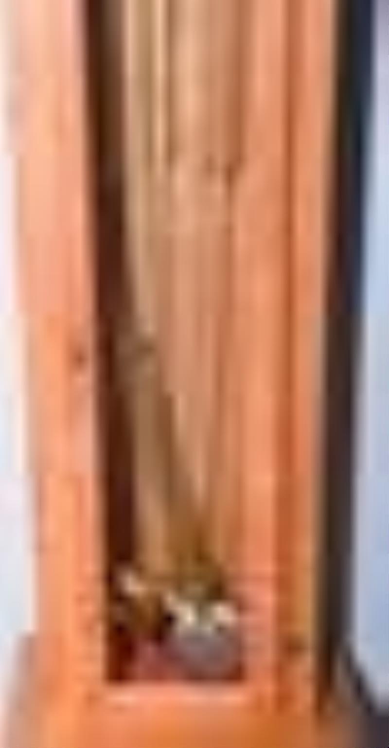 Project clock, unfinished oak