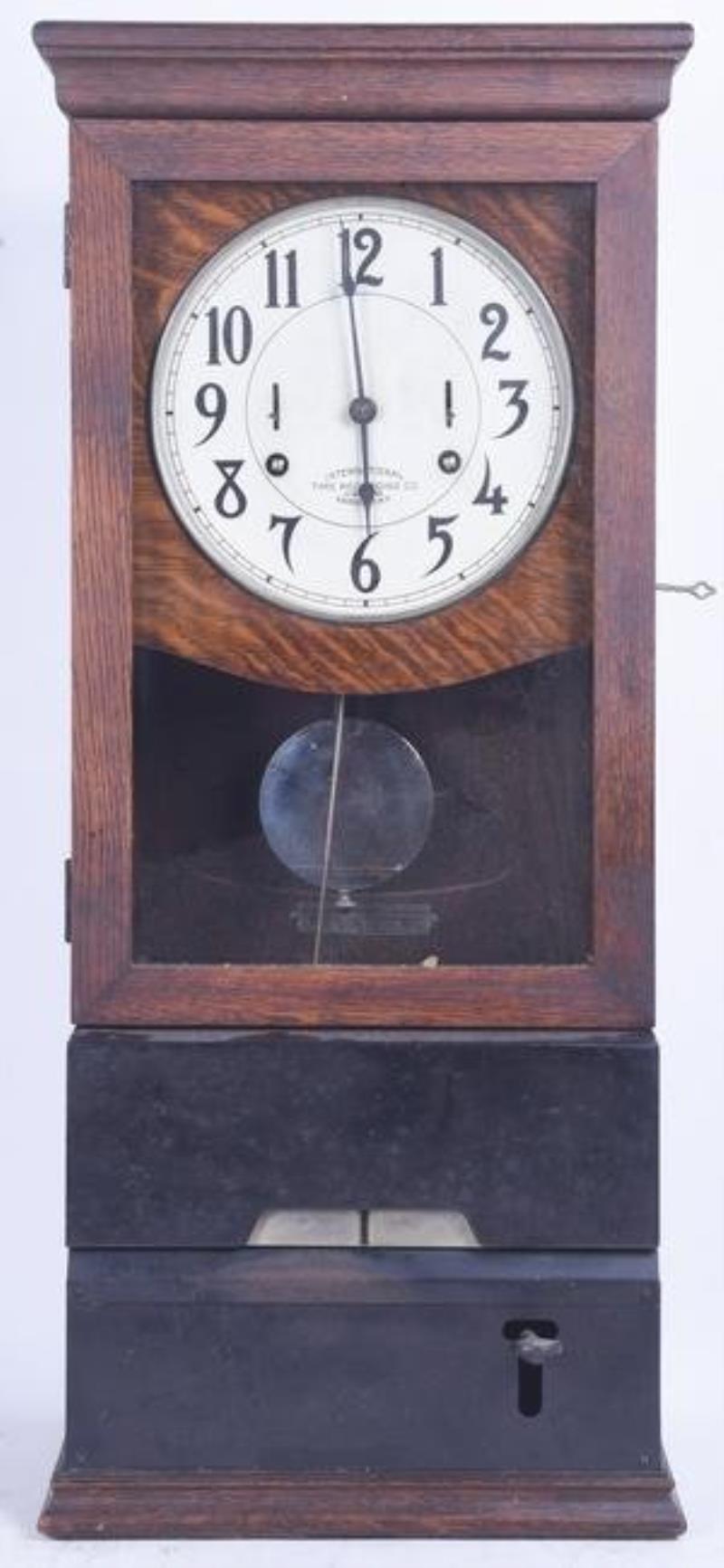 Oak International Time Recording Clock Co Price Guide