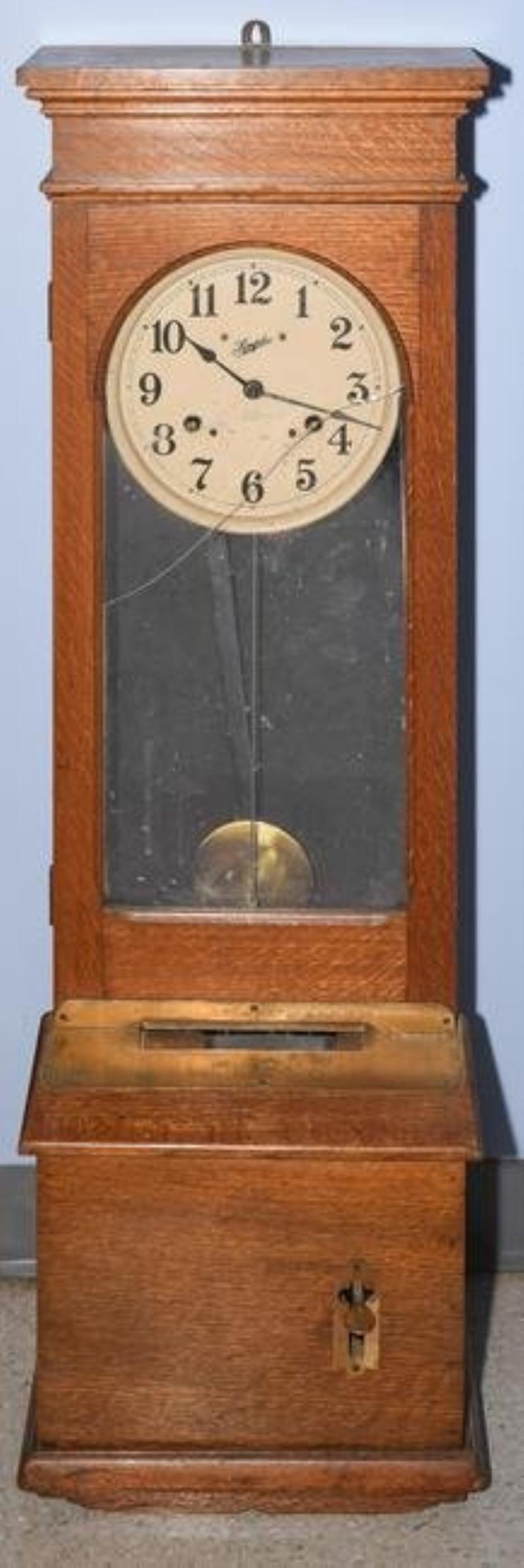 Simplex time recorder clock, Gardner MA
