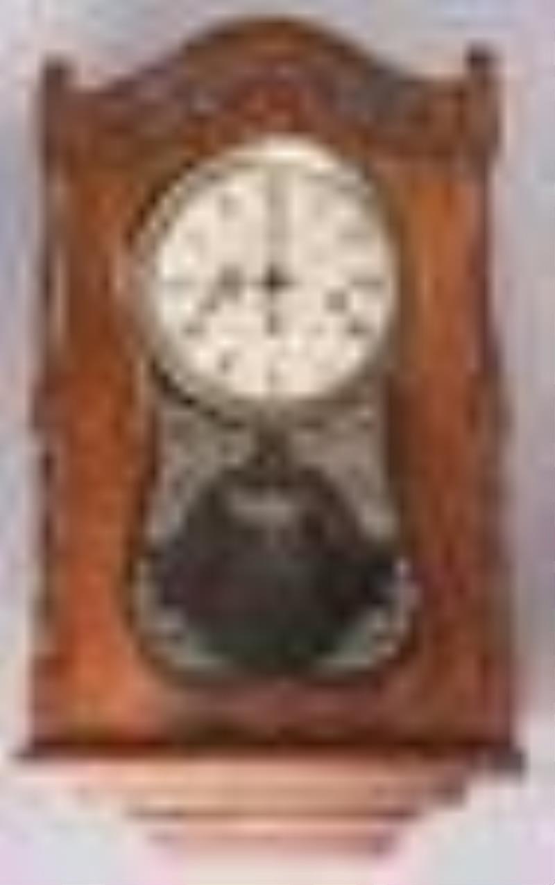 Modern Seth Thomas Chiming Wall Clock