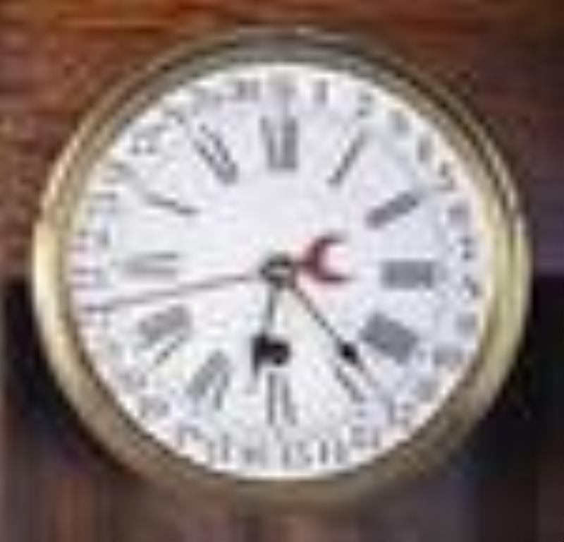 Waterbury Natchez Time & Calendar 8 day wall clock