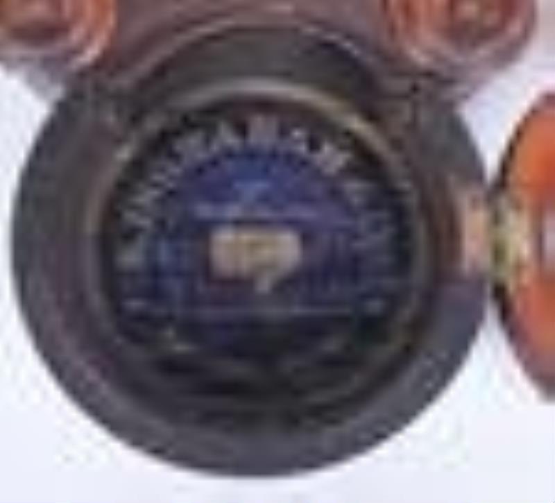 Ingraham walnut ionic figure 8 wall clock