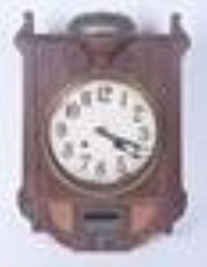 Oak Arts & Crafts wall clock