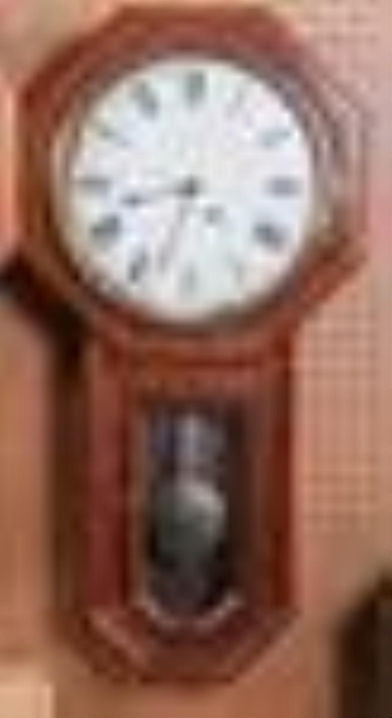 Seth Thomas \\\”Globe\\\” Spring Time Only Wall Clock