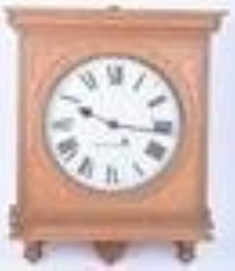 Oak Seth Thomas 8 Day Office No 5 Wall Clock