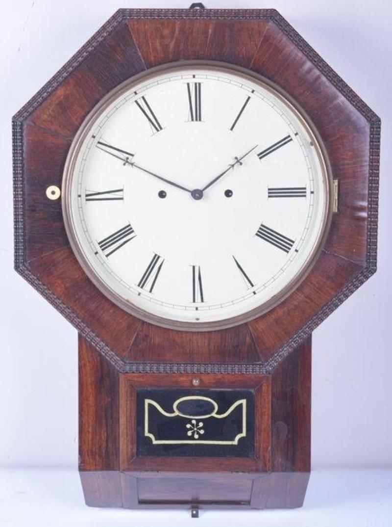Atkins & Whiting Rosewood Wall Clock